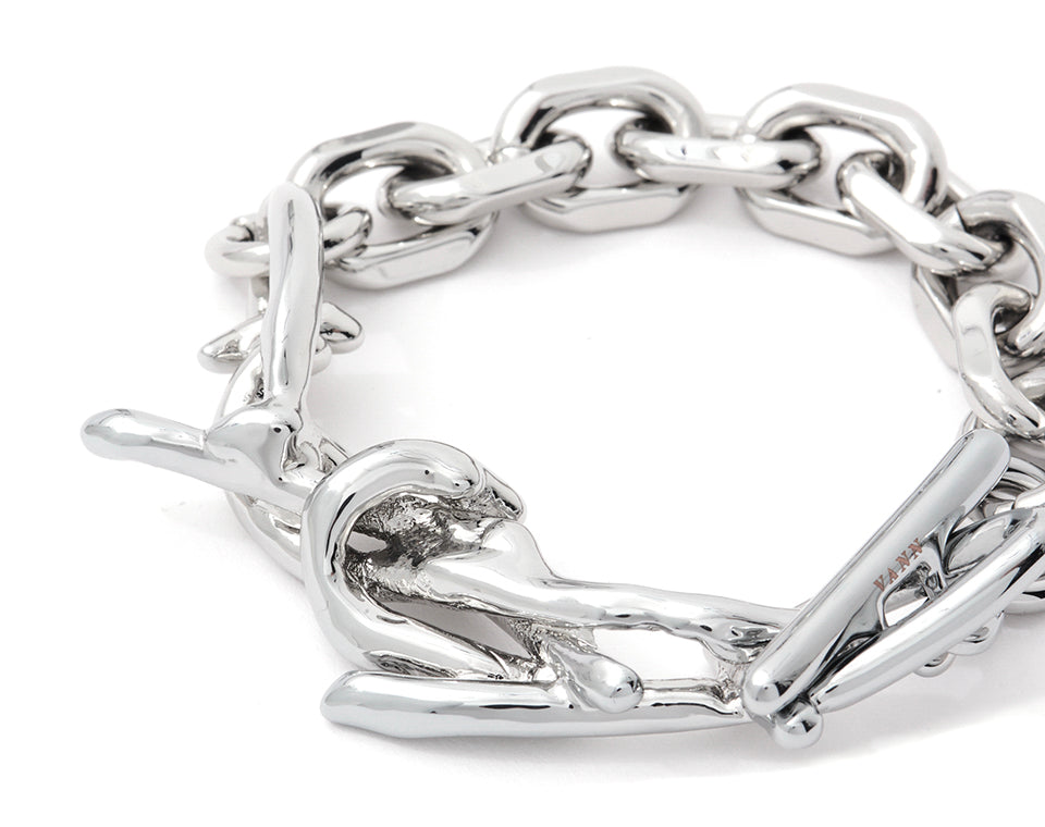 DRAWING LINES CHAIN BRACELET
