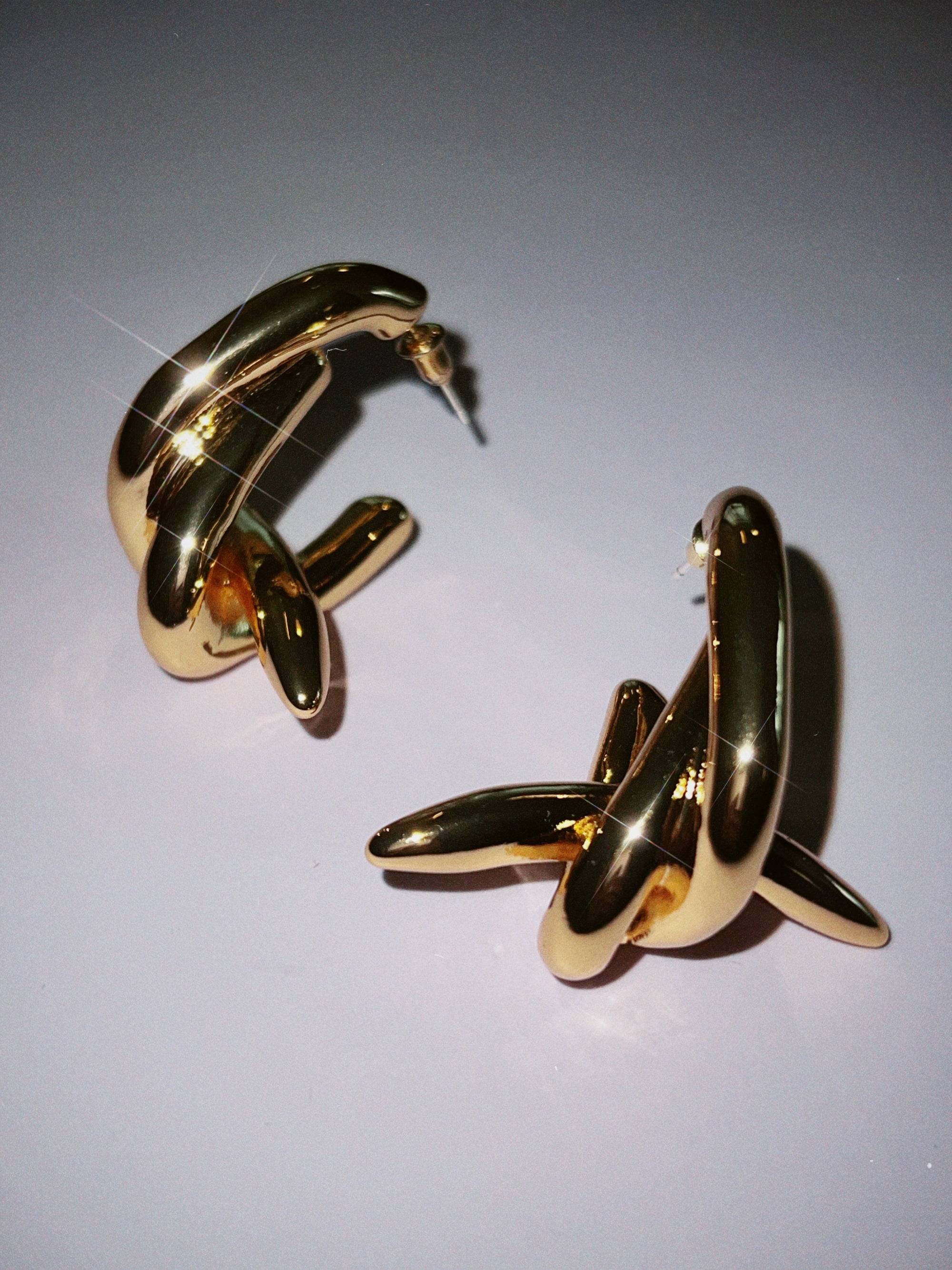 XL SPIKY KNOT EARRINGS