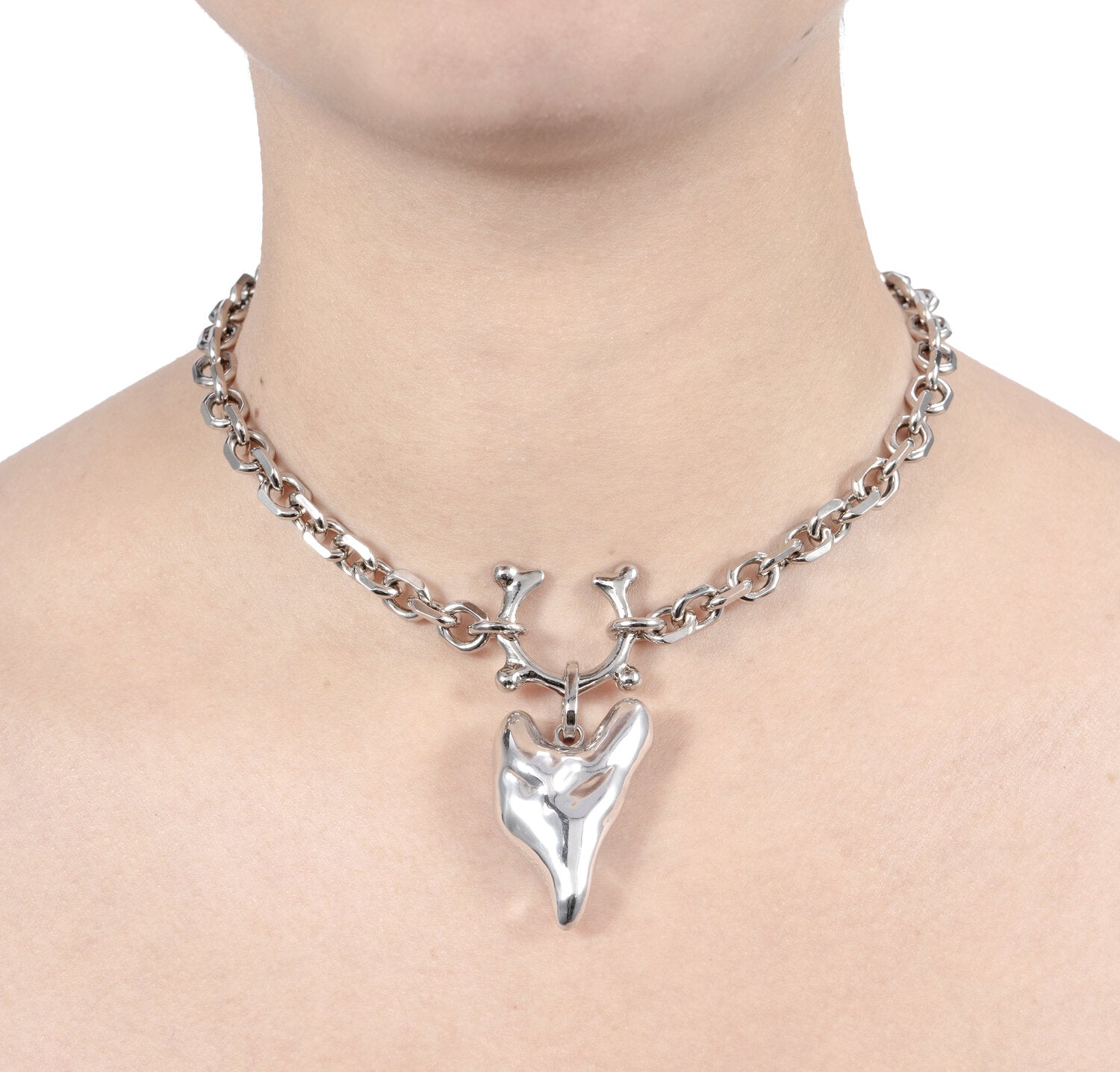 SMALL HEART CHOKER NECKLACE