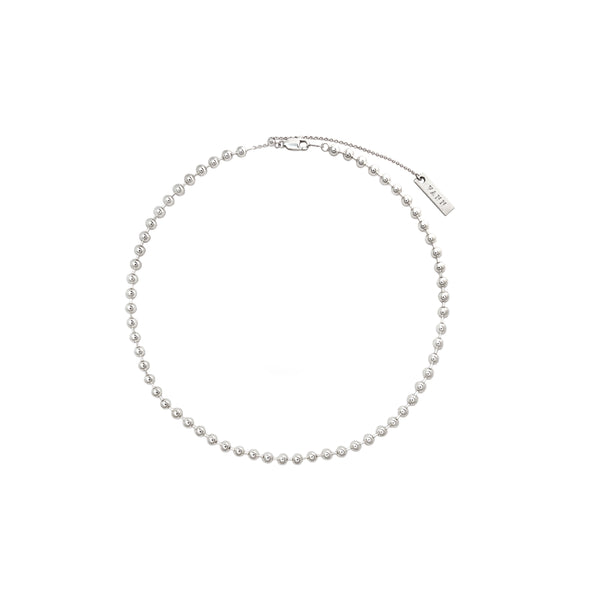 4MM SILVER BALL CHAIN NECKLACE