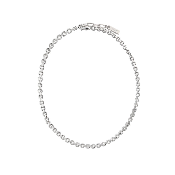 5MM HEAVY SILVER CHAIN NECKLACE