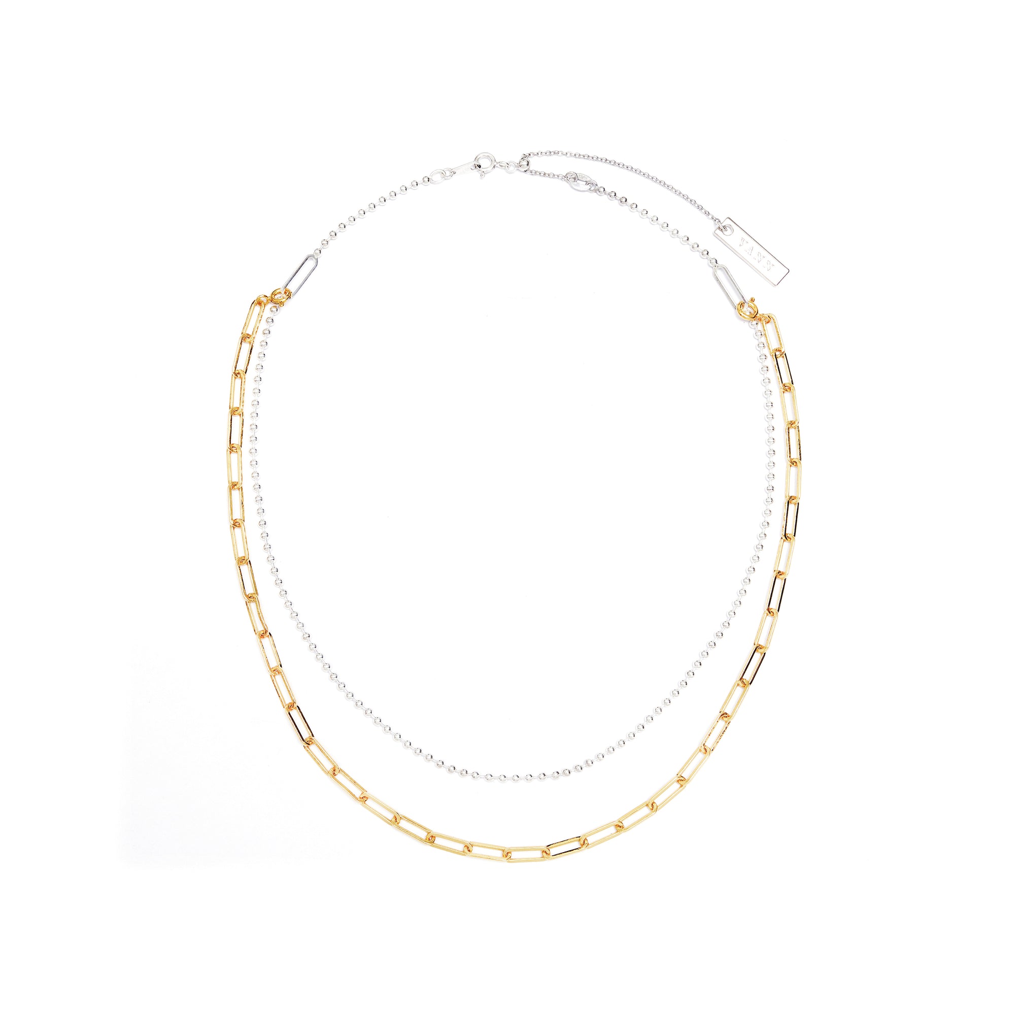 VXC 925 2MM BALL CHAIN NECKLACE