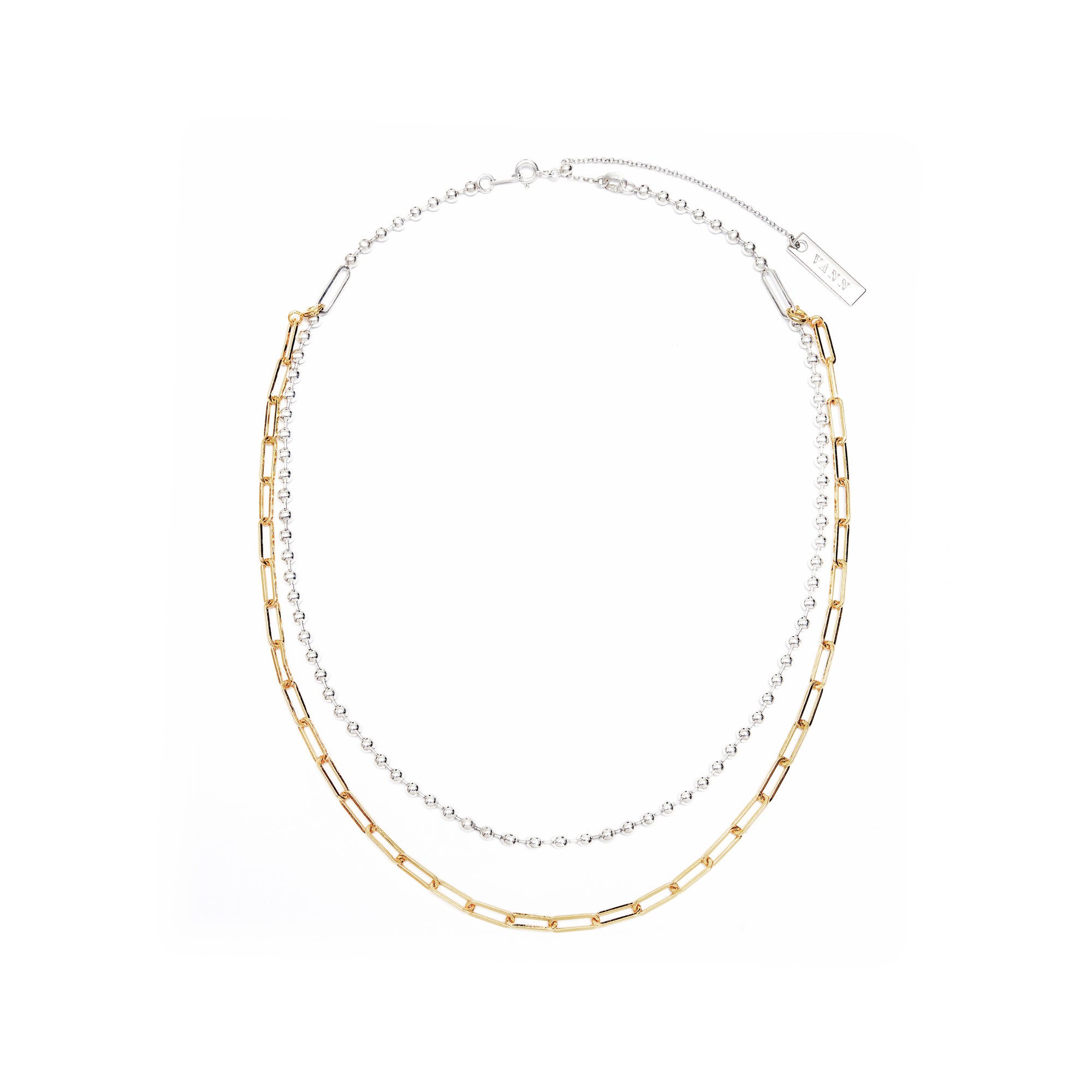 VXC 925 3MM BALL CHAIN NECKLACE