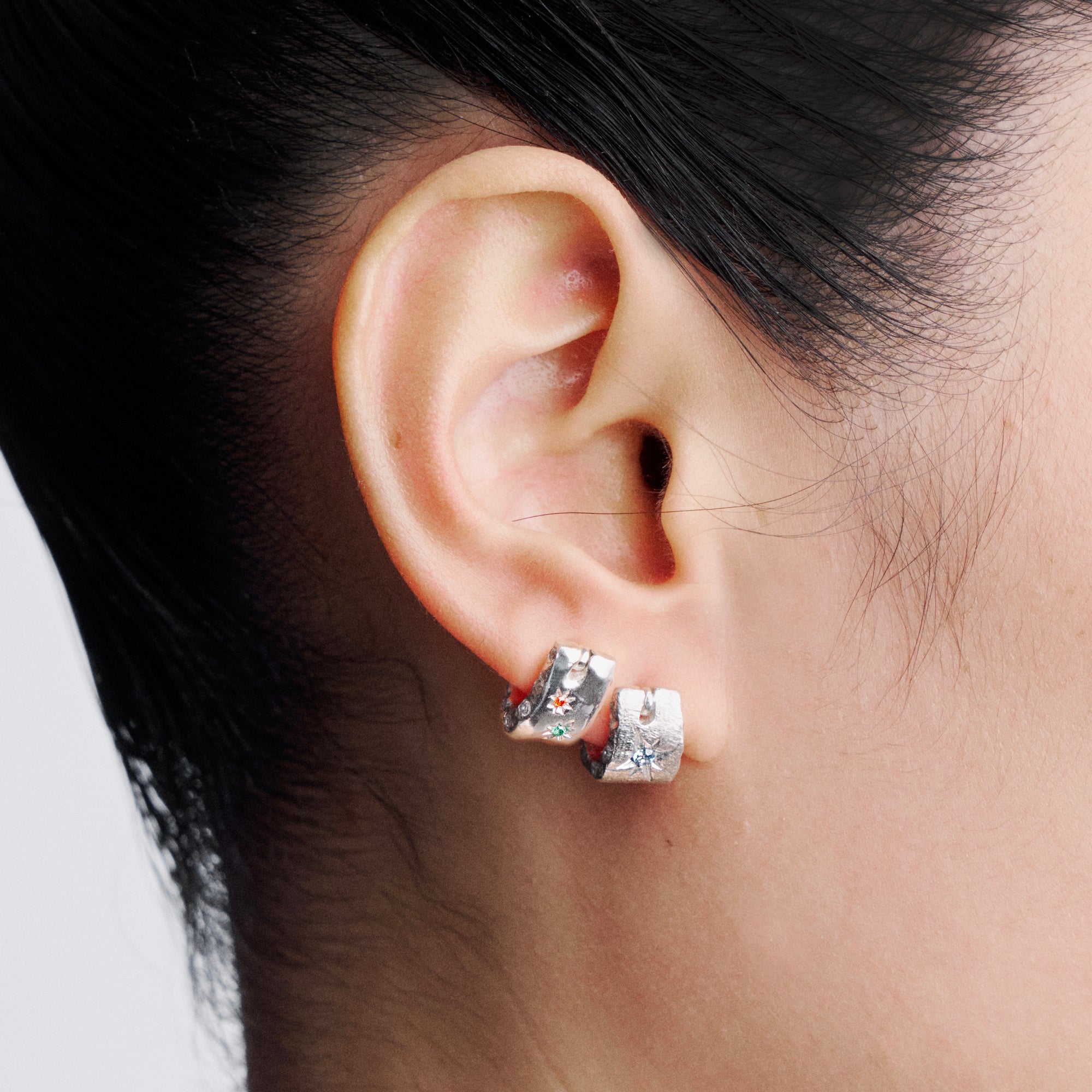 925 MINI NEBULAE EARRINGS
