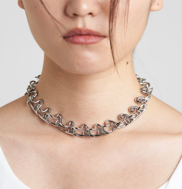 ALL-OVER HEARTS CHOKER NECKLACE