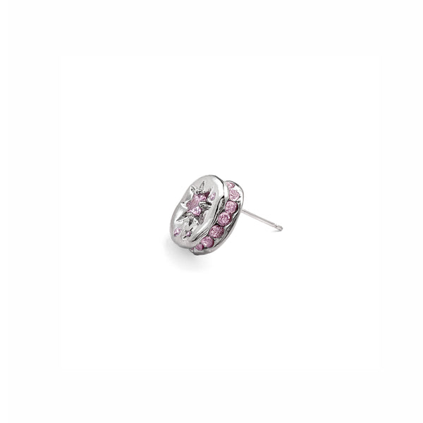 BUTTON & STAR STUD EARRINGS