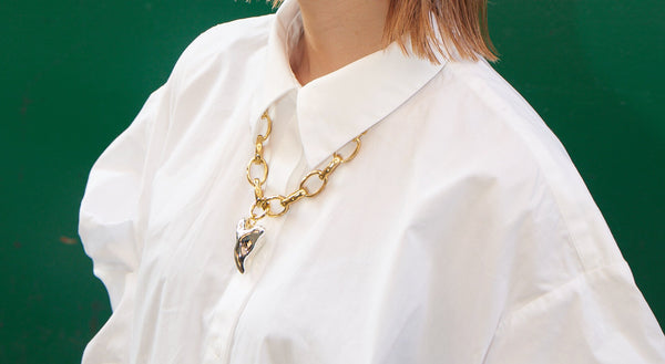 CHUNKY HEART NECKLACE