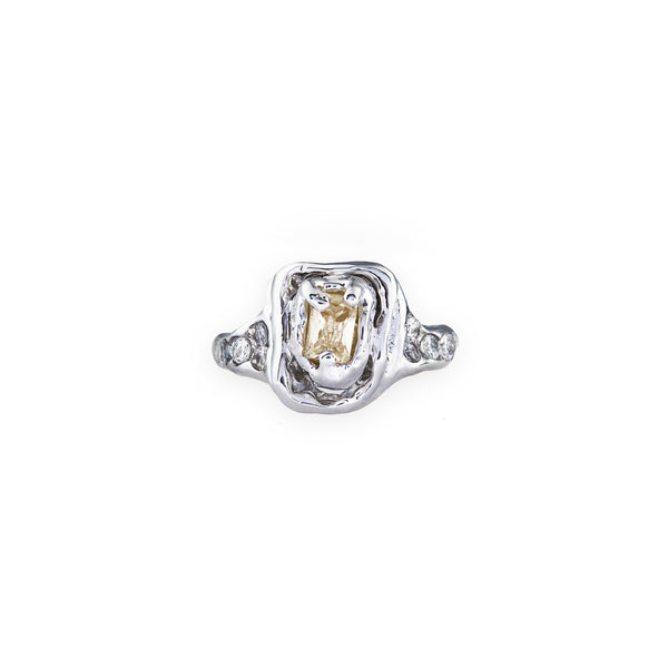FRAMED CRYSTAL RING