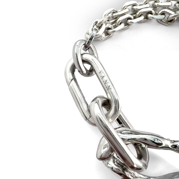IRREGULAR OVAL & STAR BRACELET