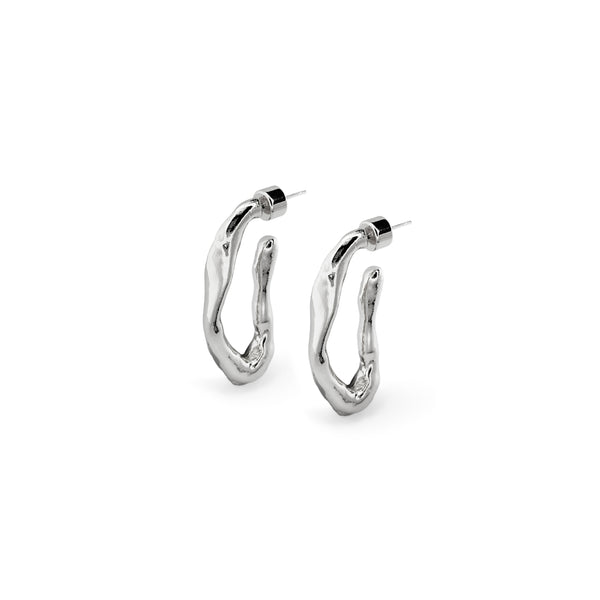 IRREGULAR OVAL DANGLE EARRINGS