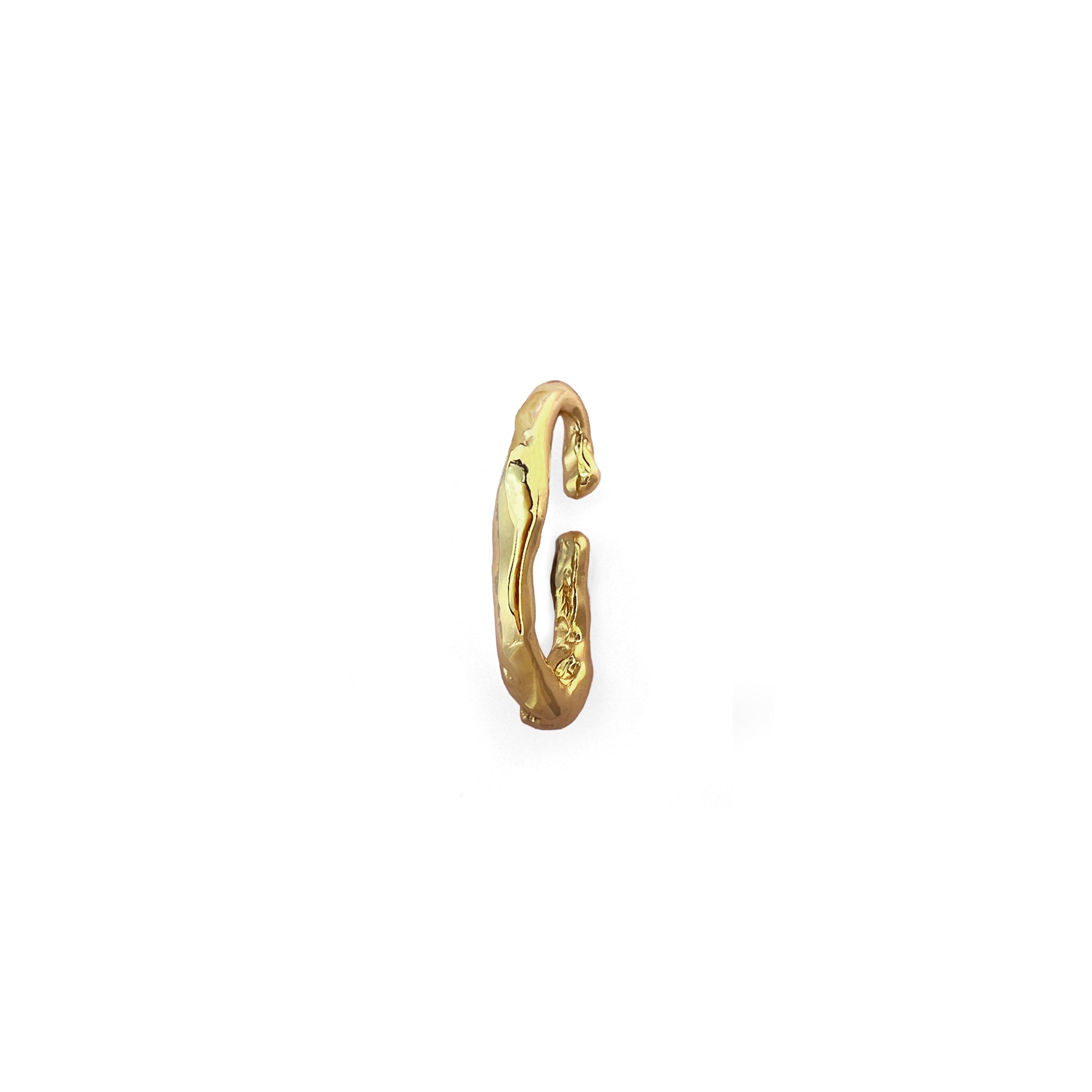 IRREGULAR OVAL EAR CUFF