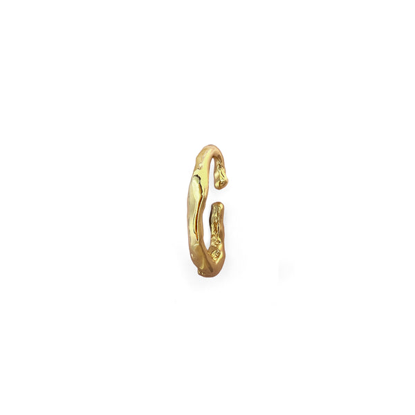 IRREGULAR OVAL EAR CUFF