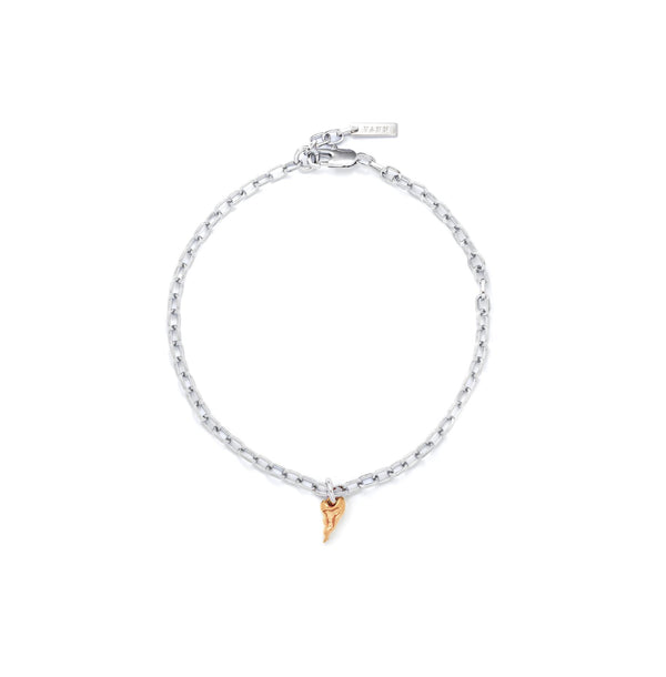 MINI FLAMING-HEART CHOKER NECKLACE