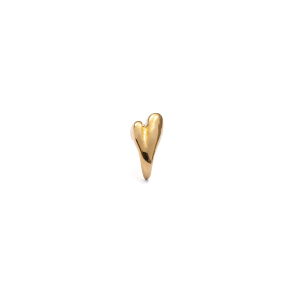 MINI HEART SINGLE STUD EARRING