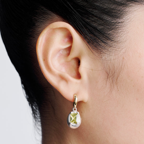 OVAL DROP EARRINGS