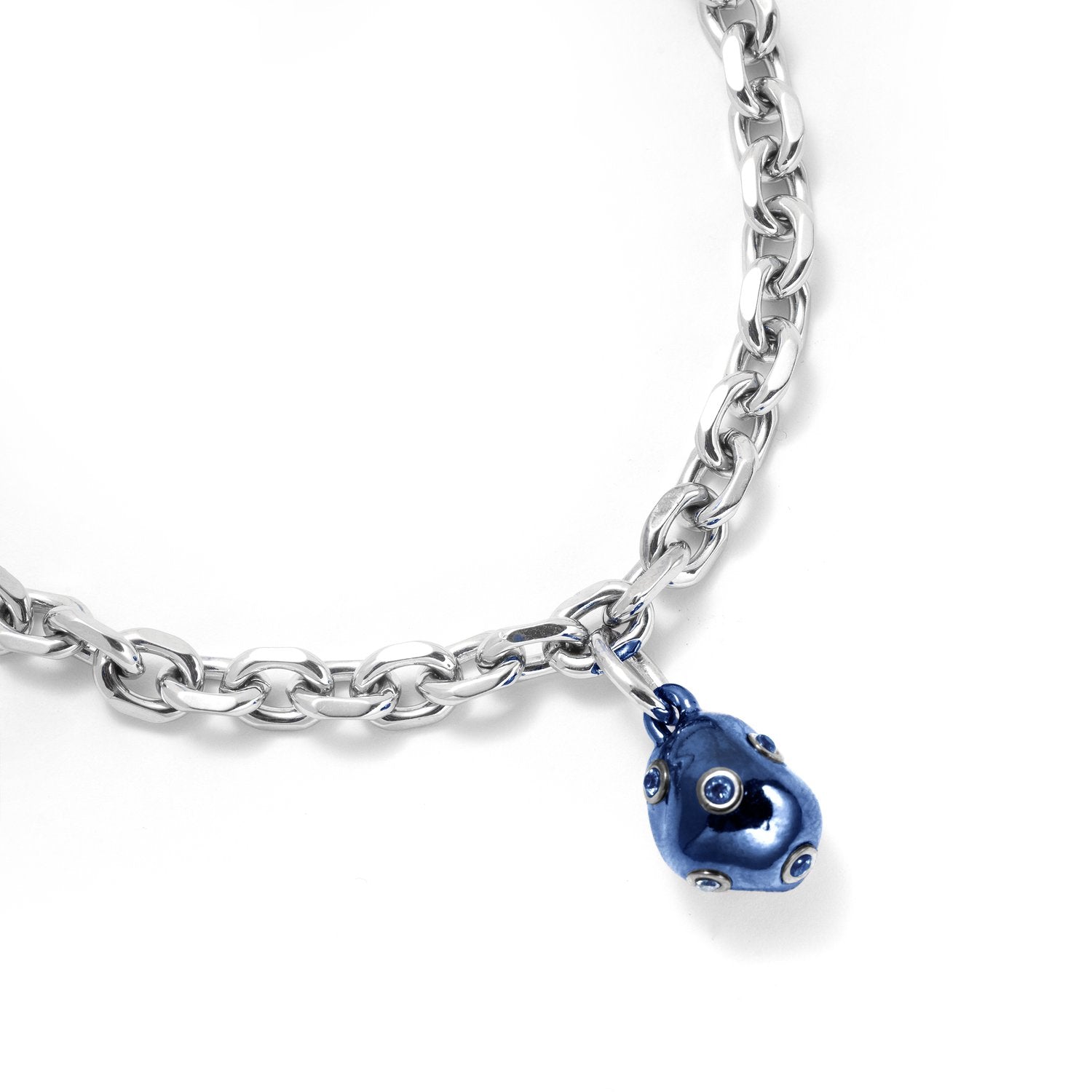 PIERCED PEARL NECKLACE