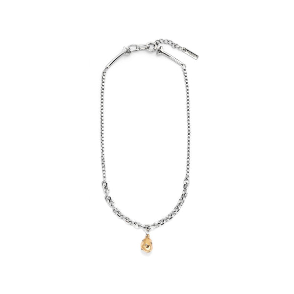 PIERCED PEARL NECKLACE