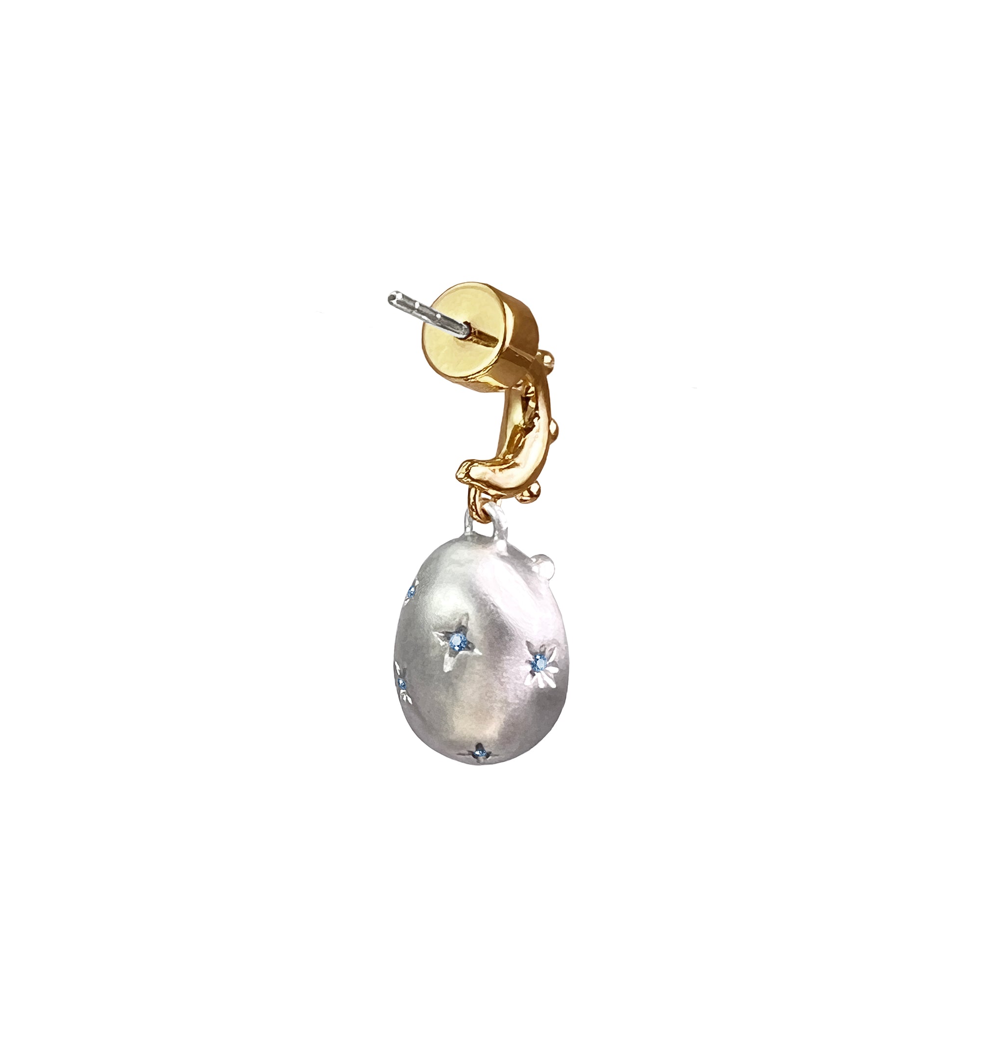 OVAL DROP EARRINGS
