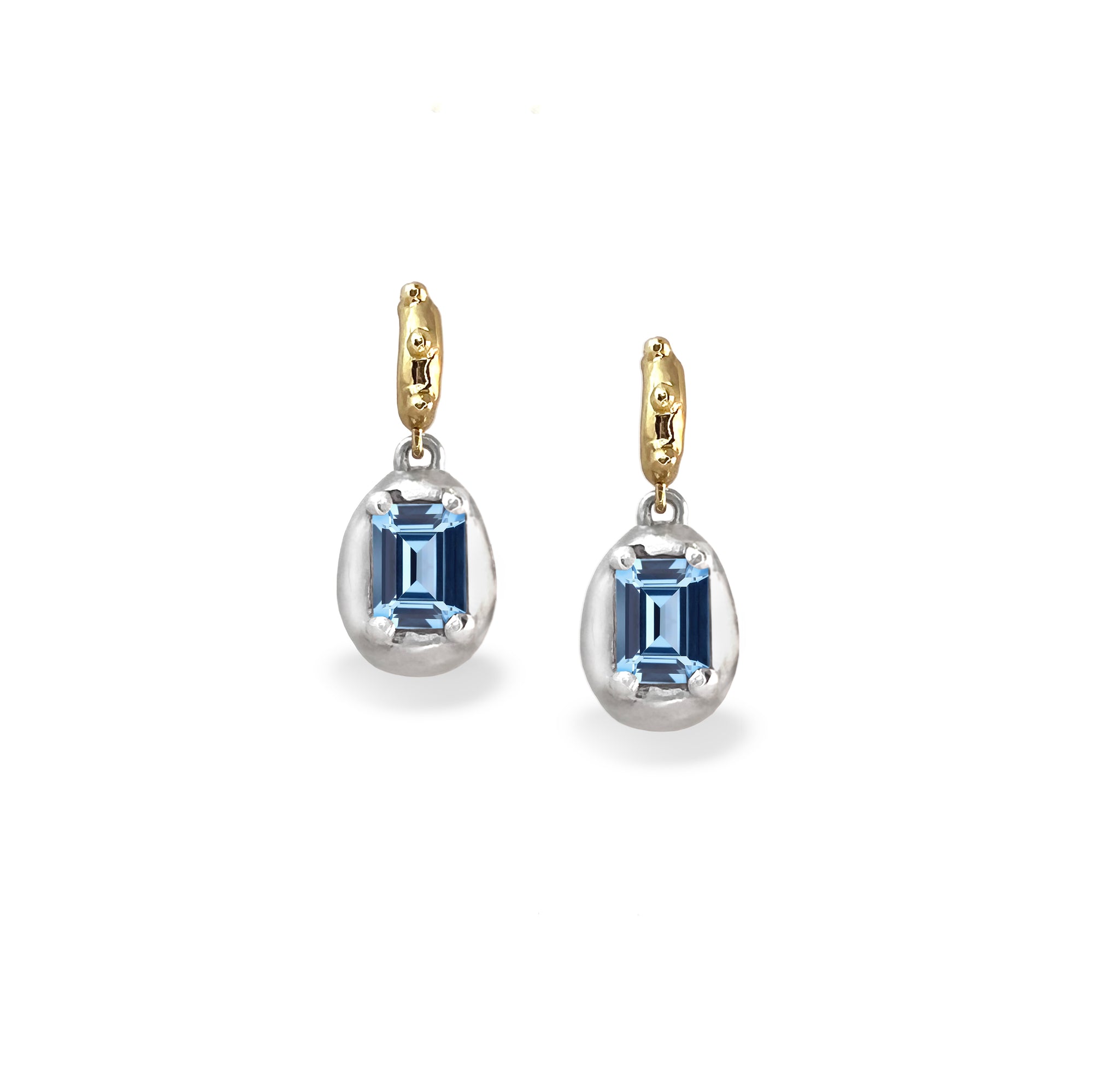 OVAL DROP EARRINGS