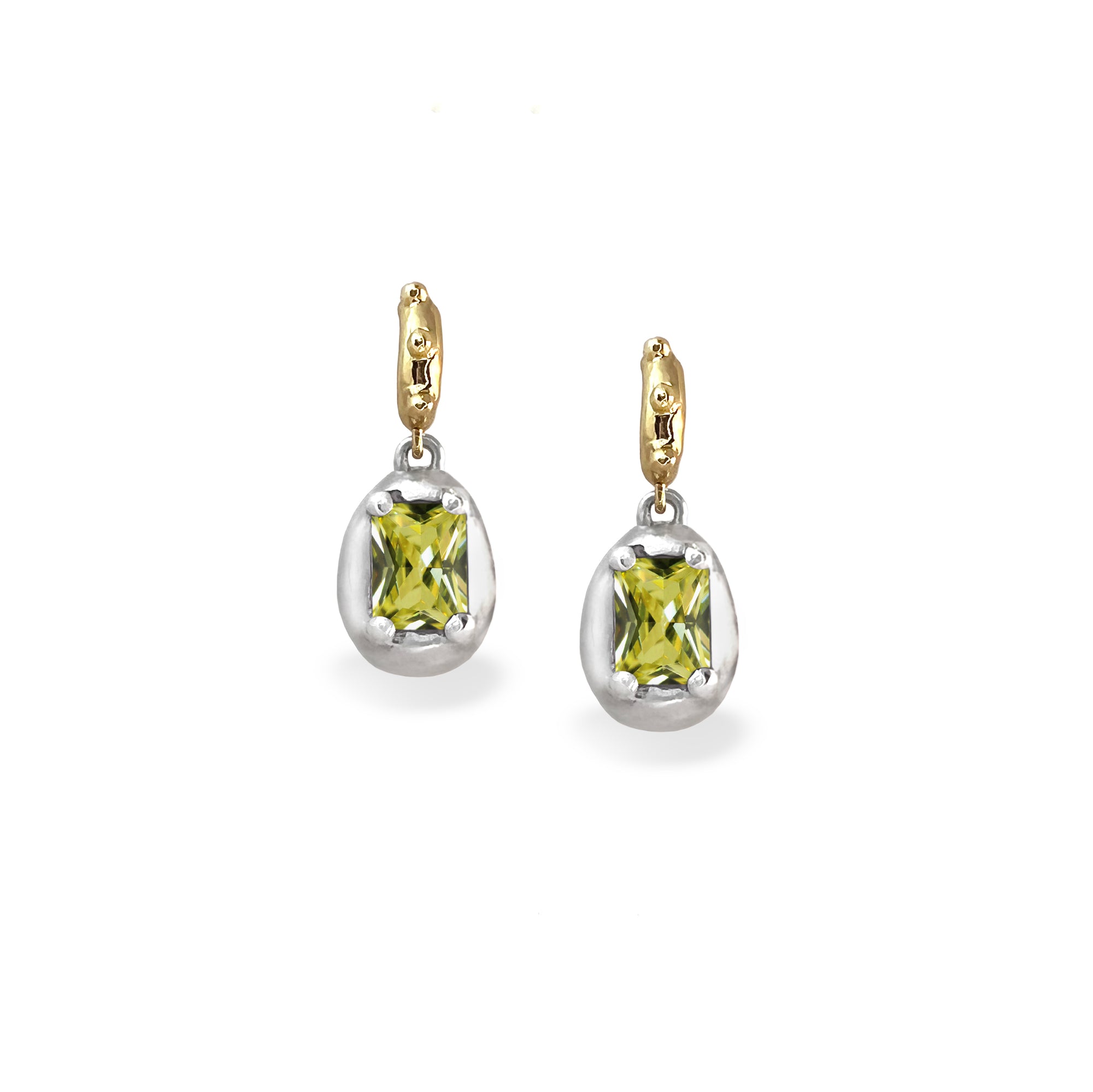 OVAL DROP EARRINGS