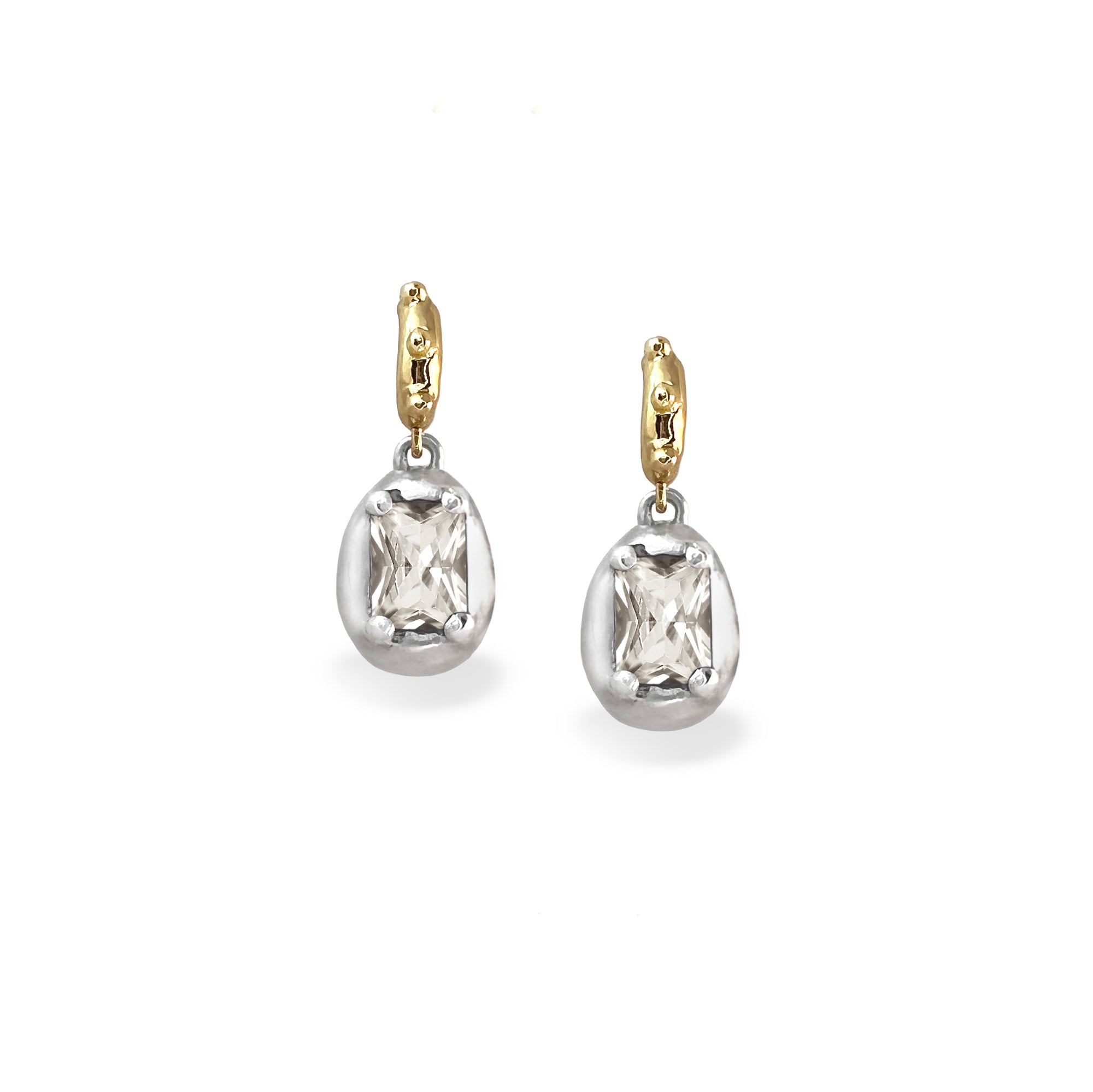 OVAL DROP EARRINGS