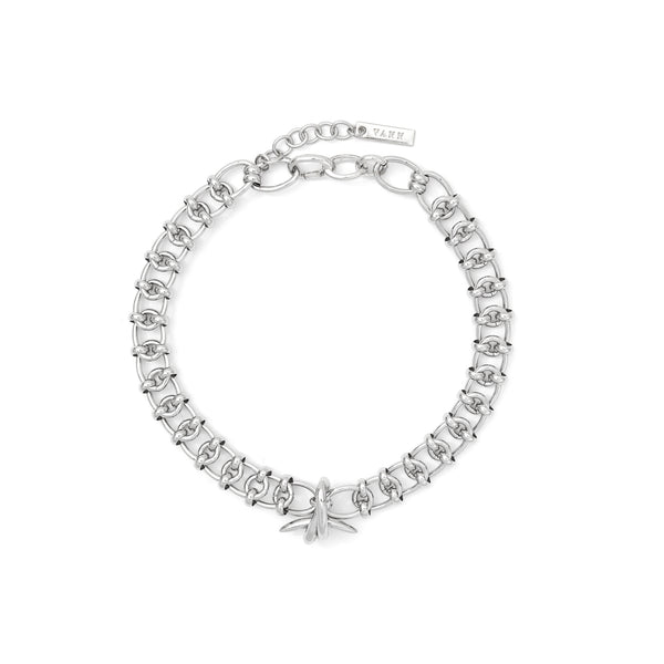 SINGLE SPIKY KNOT CHOKER NECKLACE