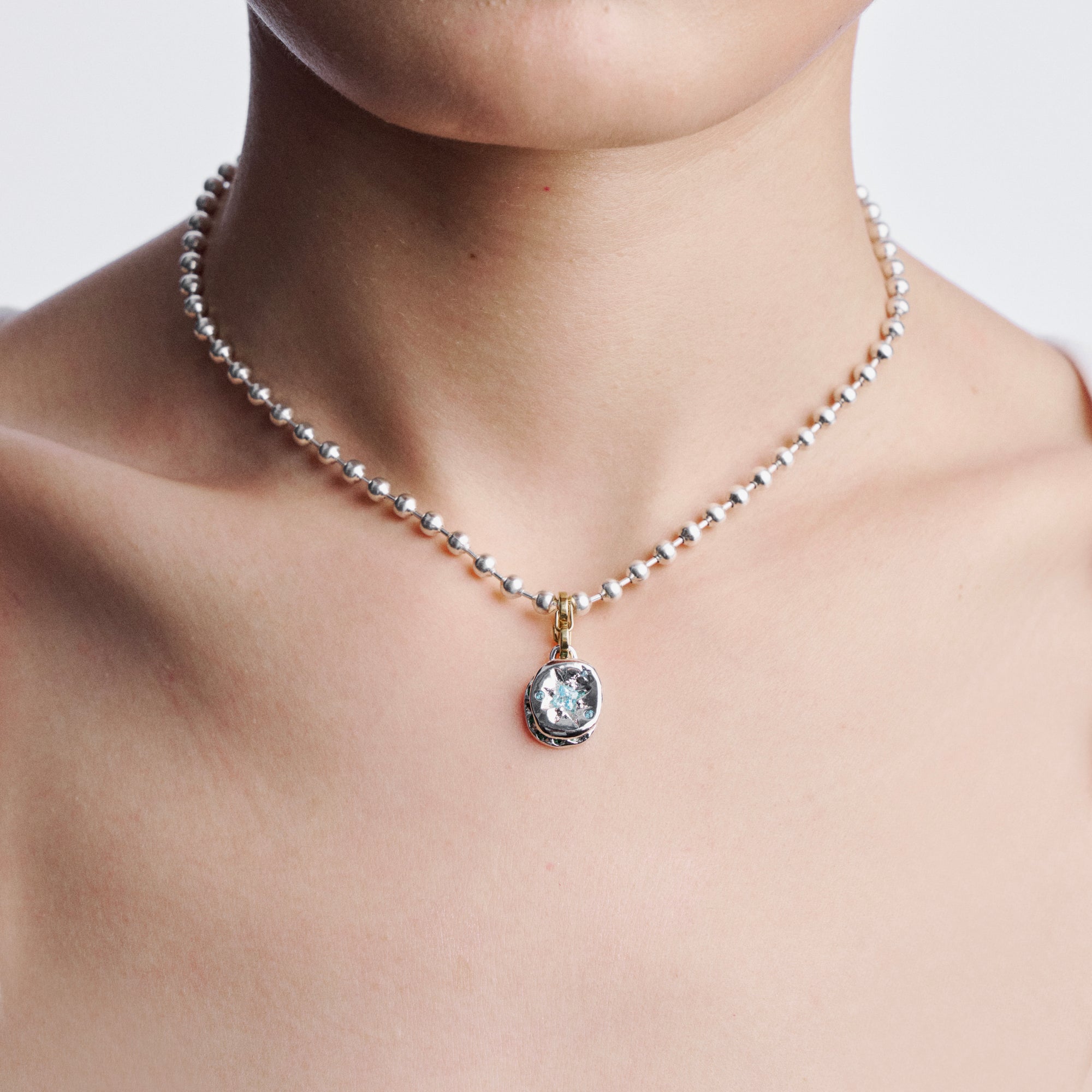 SMALL BUTTON PENDANT