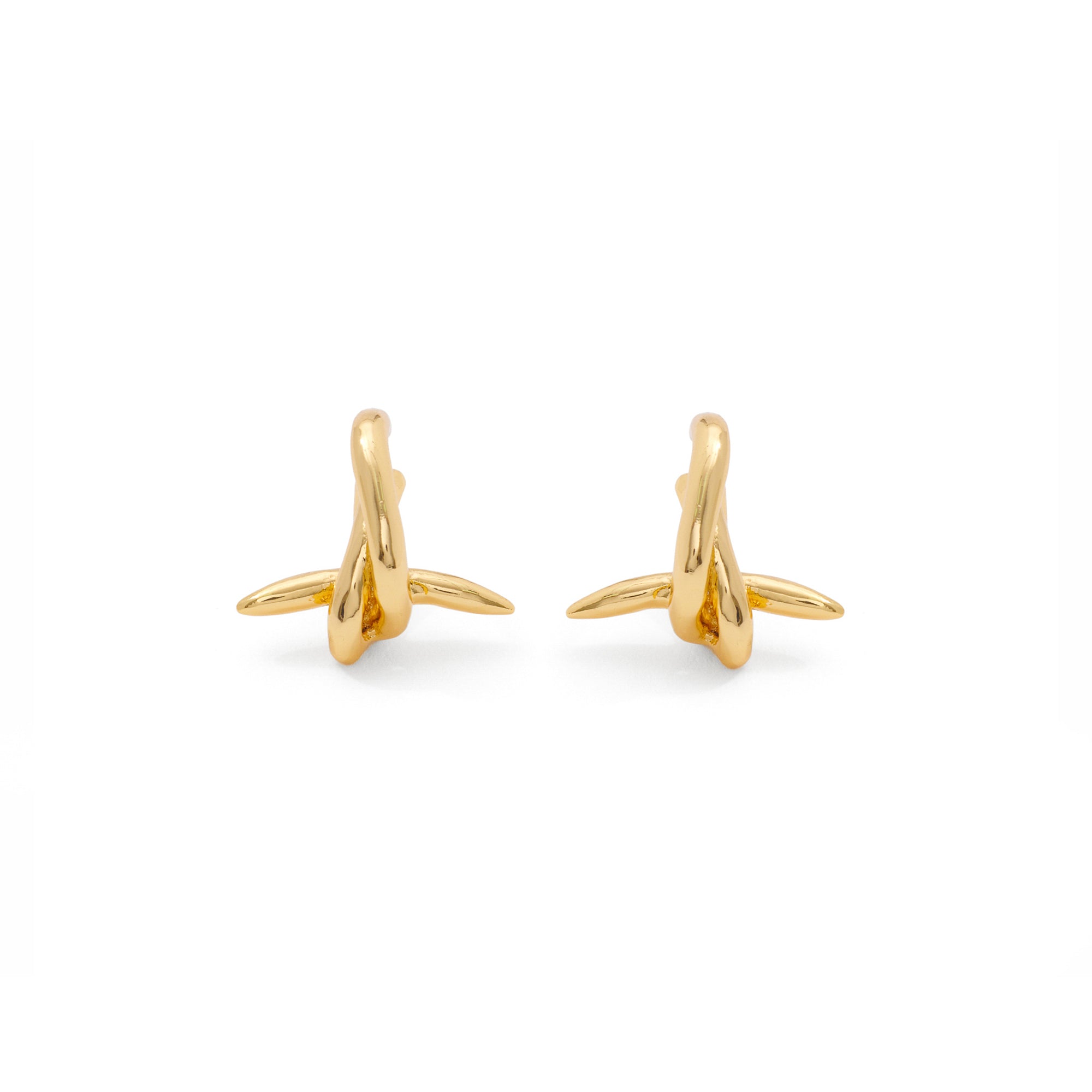 SPIKY KNOT EARRINGS