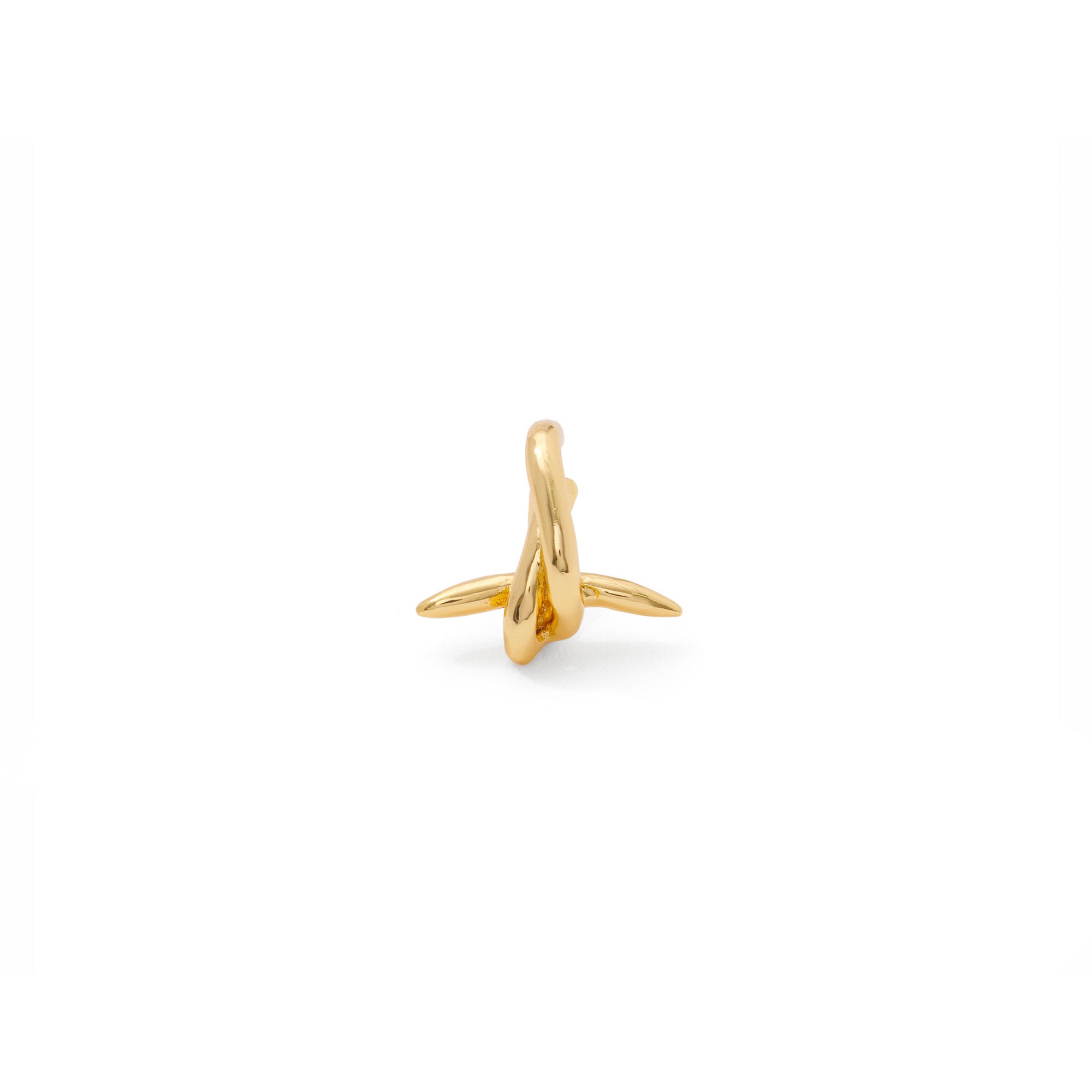 SPIKY KNOT SINGLE EAR CUFF