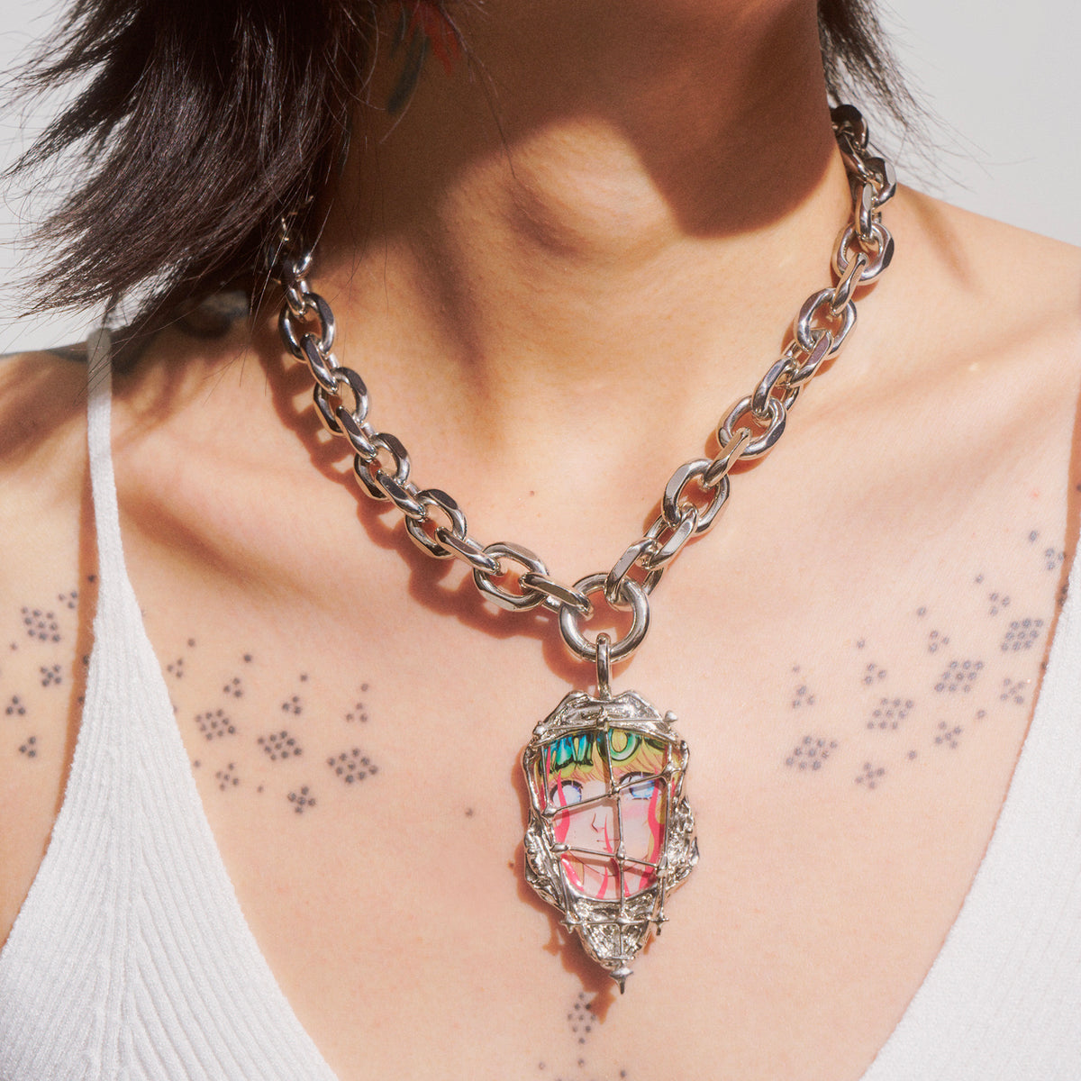 TRI-TALI CHAIN NECKLACE