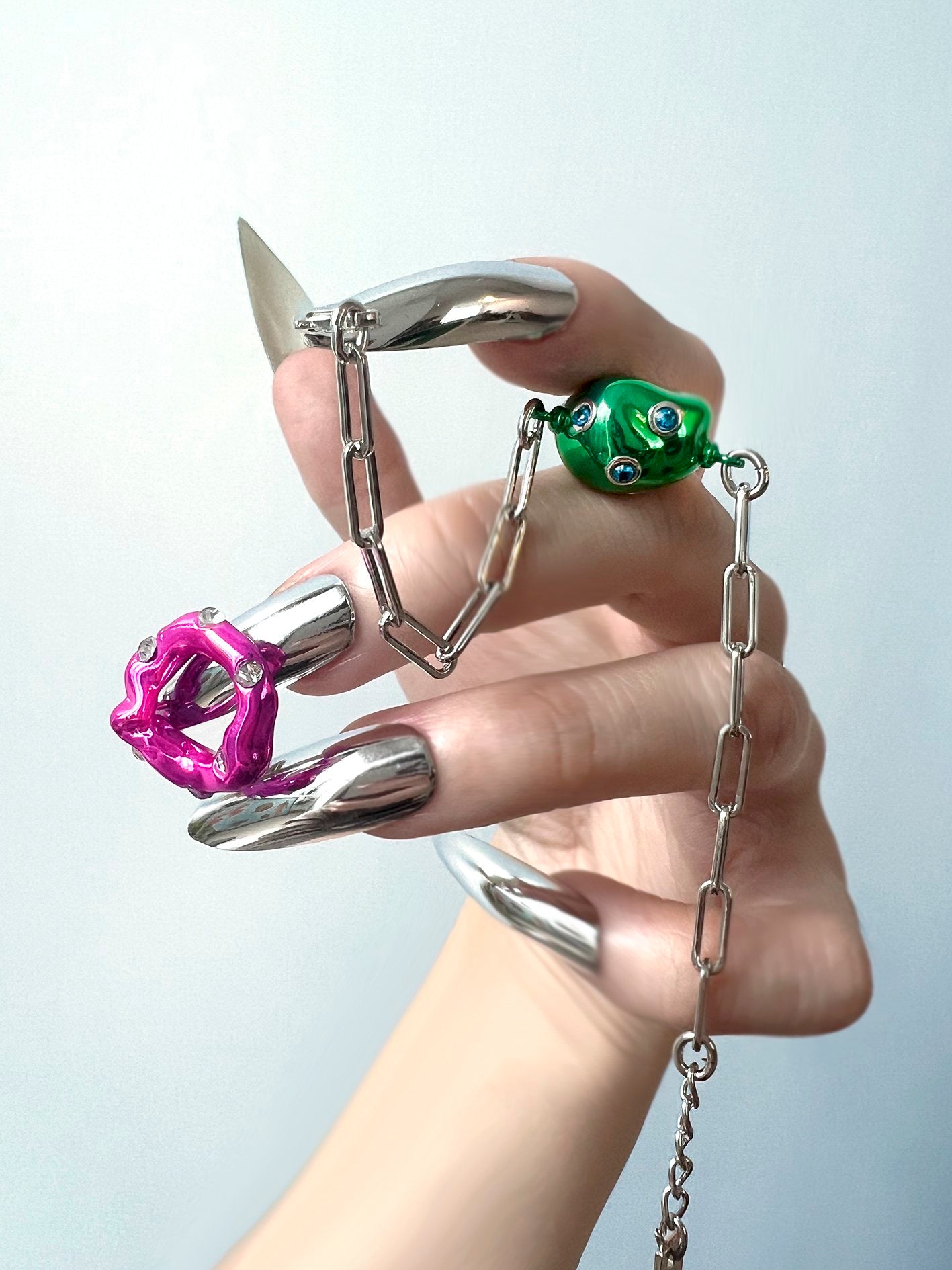 PEARL LINK NECKLACE
