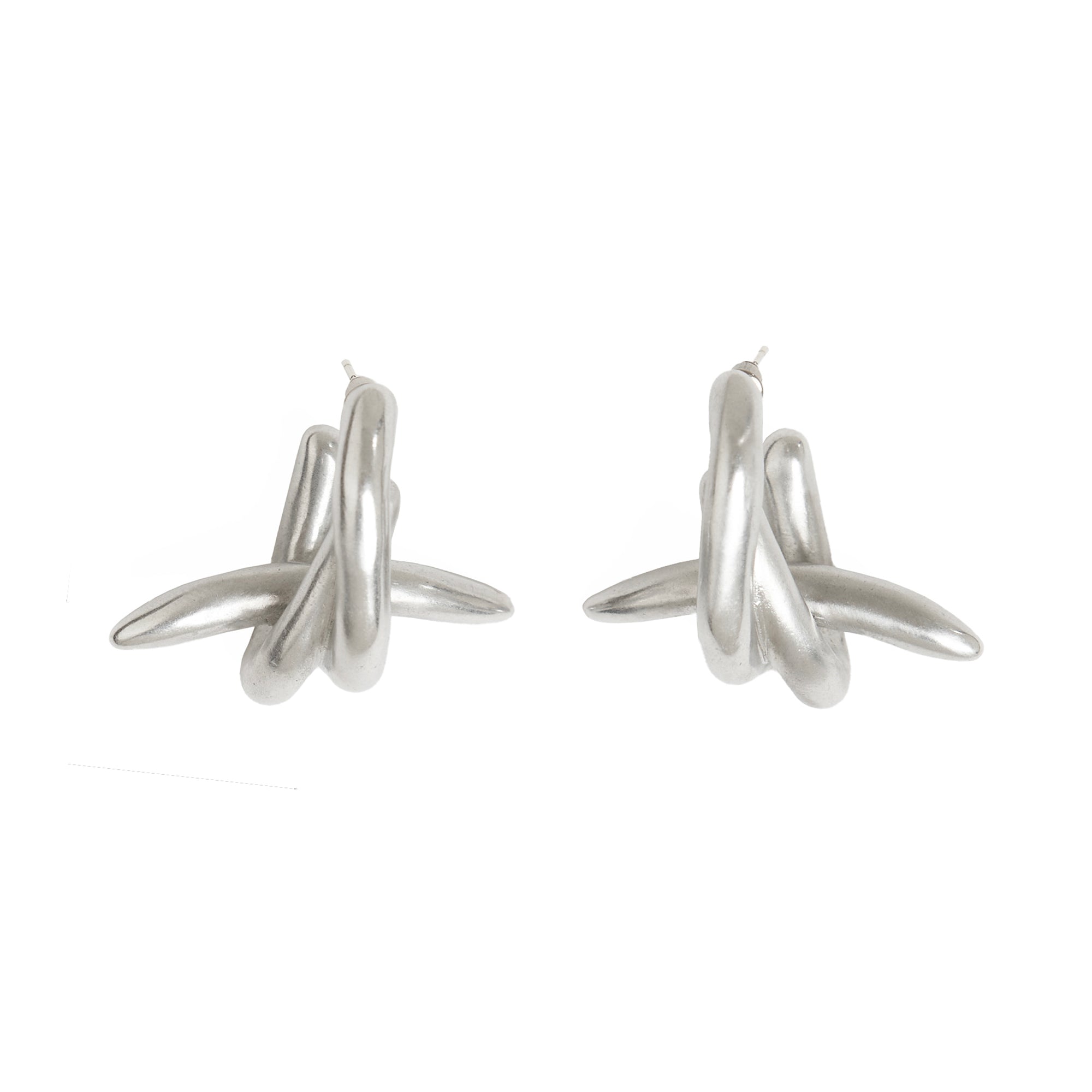 XL SPIKY KNOT EARRINGS