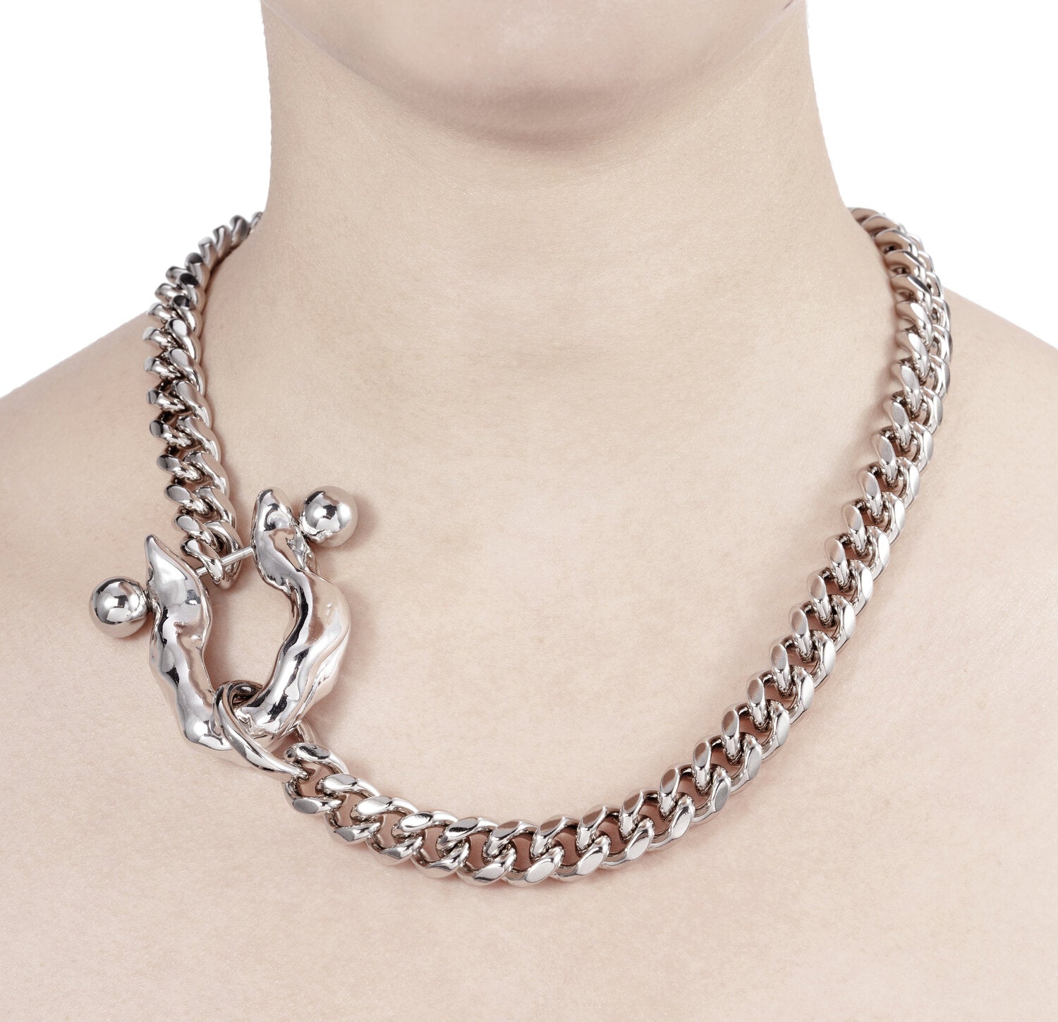 CHUNKY CHAIN U-NECKLACE