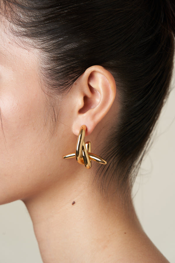 XL SPIKY KNOT EARRINGS