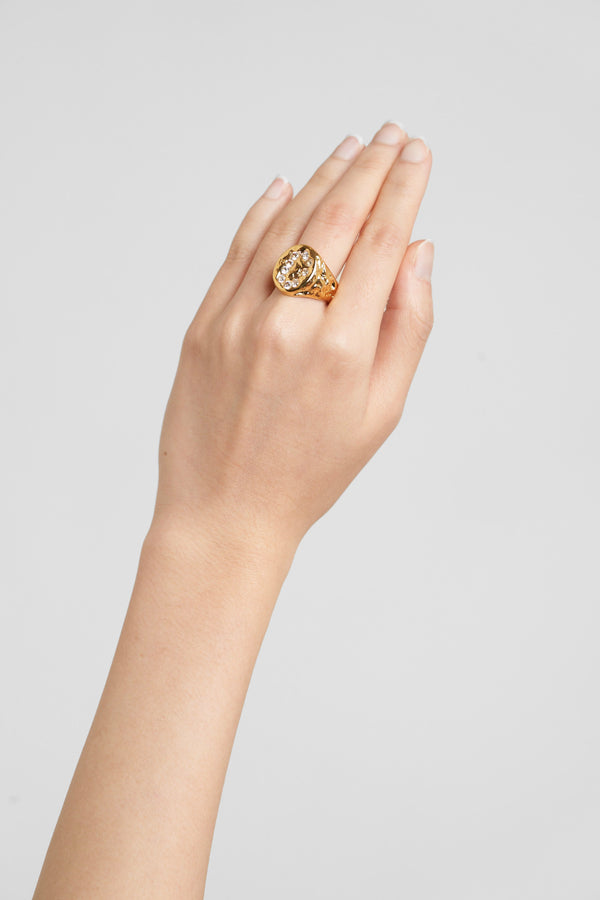 IRREGULAR SIGNET RING